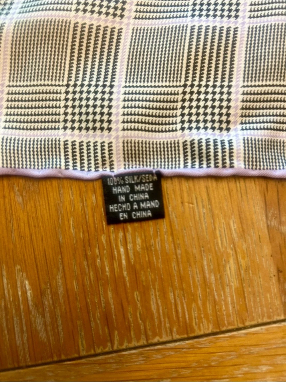 Vintage 100% Silk Pocket Square Hair Scarf Purse Scarf
